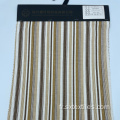 Tissu tricoté Jacquard en polyester à rayures en polyester